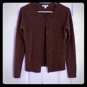 Fall ready? Cute small cardigan brown cardigan